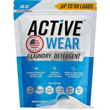 Active Wear Laundry Detergent & Soak - Formulated for Sweat and Workout Clothes - Natural Performance Concentrate Enzyme Booster Deodorizer - Powder