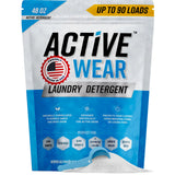 Active Wear Laundry Detergent & Soak - Formulated for Sweat and Workout Clothes - Natural Performance Concentrate Enzyme Booster Deodorizer - Powder