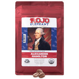Rojo Elephant Alexander Hamilton Coffee, Veteran-Owned, USDA Organic Ground, Light Roast, 100% Arabica, Smooth, Bold Flavor - 11 oz