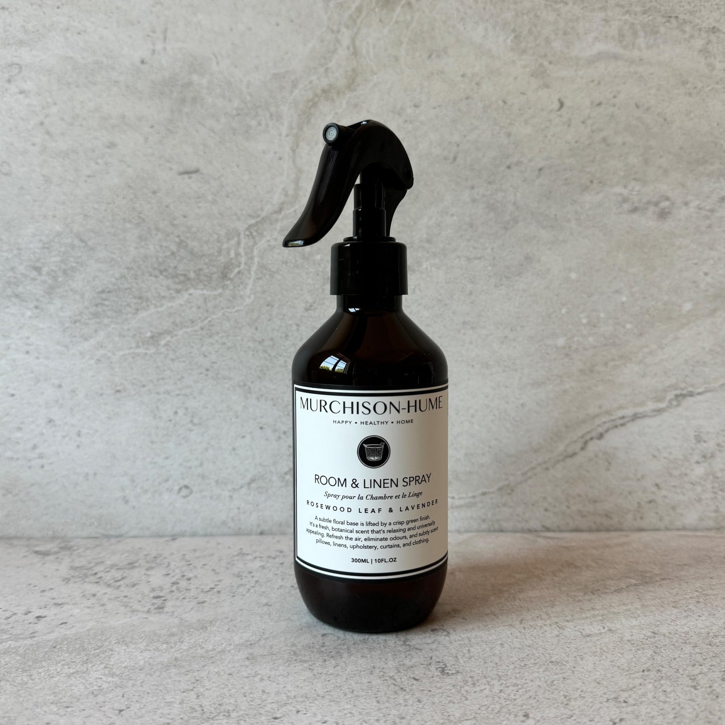 Murchison-Hume Luxury Room & Linen Spray - Rosewood Leaf & Lavender | Eco-Conscious, Non-Toxic & Pet-Friendly Fabric Mist & Air Freshener |