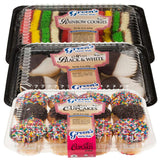 Green's (1) Rainbow Cookies (1) Mini Black & White Cookies (1) Mini Cupcakes Pack