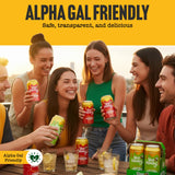 Yes Honey Sparkling Tea & Soda Variety Pack, 5 Flavors, 11oz Cans, 100% Honey-Sweetened, Functional Teas & Caffeine-Free Sodas, Alpha Gal Friendly