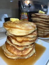 DivineKuizine Complete & Fluffy Pancake and Waffle Mix - Vegan Friendly, All-Natural Ingredients - No Artificial Flavors, Sweeteners, or Preservatives - Delicious Homemade Taste, Easy to Use Pancake and Waffle Mix, Homemade Pancakes Mix 2lbs
