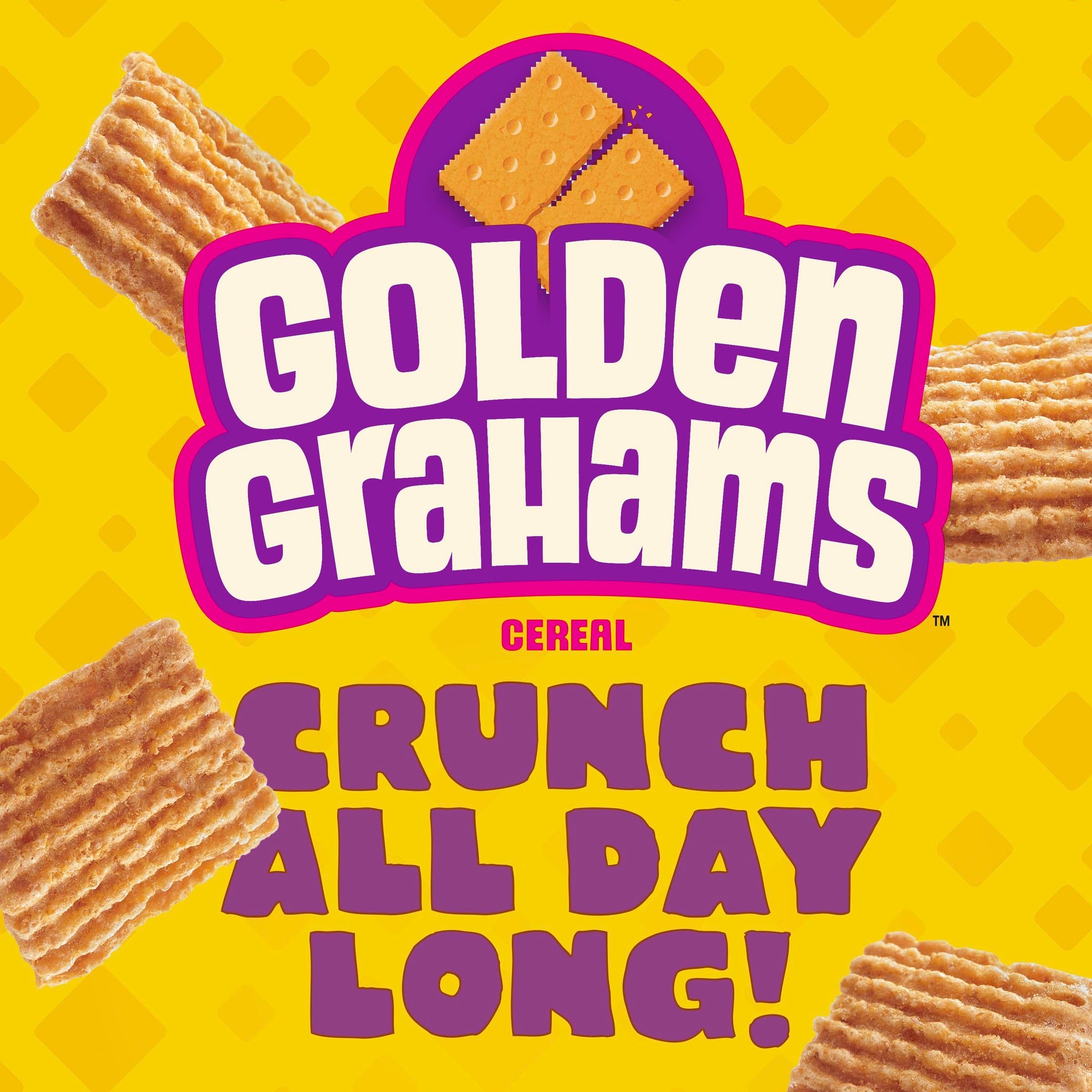 Golden Grahams Breakfast Cereal, Graham Cracker Taste, Made with Whole Grain, 11.7 oz