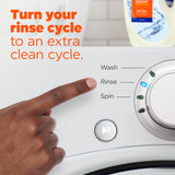 Tide Clean Boost Fabric Rinse, 62 fl oz fl oz, Removes Odors and Residues, Safe on All Fabrics, Free of Dyes and Heavy Perfumes, Original Scent