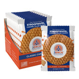 3Bros Stroopwafels, Dutch Caramel-Filled Waffle Cookies, Individually Wrapped, 10 Count, Soft Toasted Outside With Buttery Caramel Filling, Made in