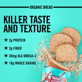 Dave's Killer Bread Sprouted Whole Grains Thin-Sliced, Whole Grain Organic Bread, 20.5 oz Loaf