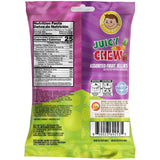 Josh Bosh Juicy Chew Assorted Fruit Jellies 3-Pack - Various Fruity Flavors, 8 Individual Cups per 9.87 Oz Bag
