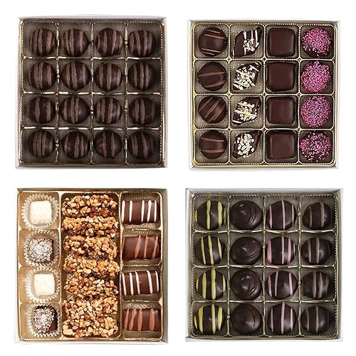 Valentine's Day Chocolate Gift Box - Celebrate Valentine's Day with 4 Chocolate Boxes, 63 Pc.