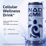 NAD4Me Cellular Energy Water, Zero Sugar, Zero Caffeine, 4-Pack