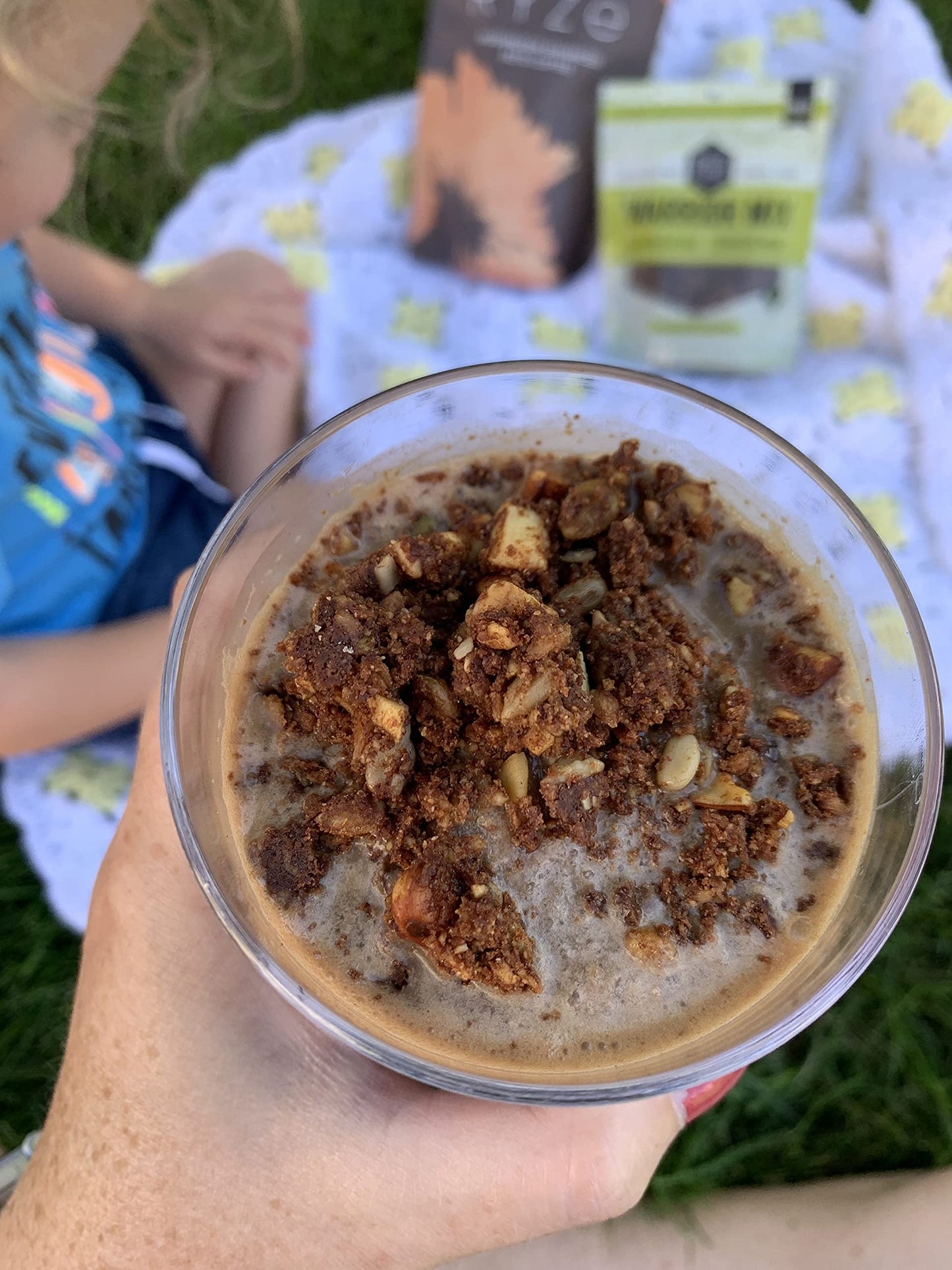 BeeFree Warrior Mix Gluten Free Granola - Chunky Granola Bites | Paleo Granola, Low Carb, Grain Free, Preservative Free, Oat Free | Granola