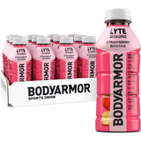 BODYARMOR Lyte Sports Drink Low-Calorie Sports Beverage, Strawberry Banana, Coconut Water Hydration, Natural Flavors with Vitamins, Potassium-Packed