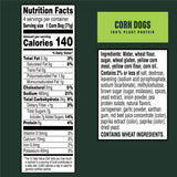 MorningStar Farms Plant Based Corn Dogs, Vegan Meat (4 Count)