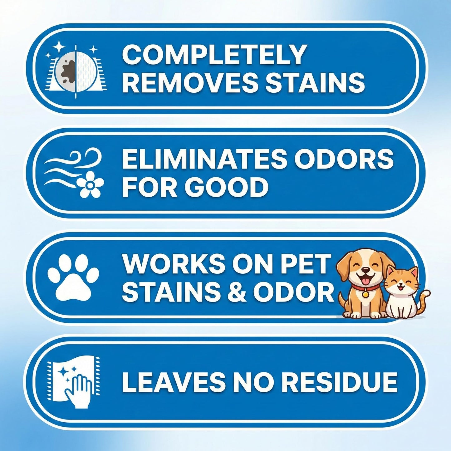 GEODE Carpet Cleaner Solution for Machines - Enzyme Carpet Cleaner & Deodorizer for Deep Cleaning, Pet Stain & Odor Remover, Non-Toxic Concentrated