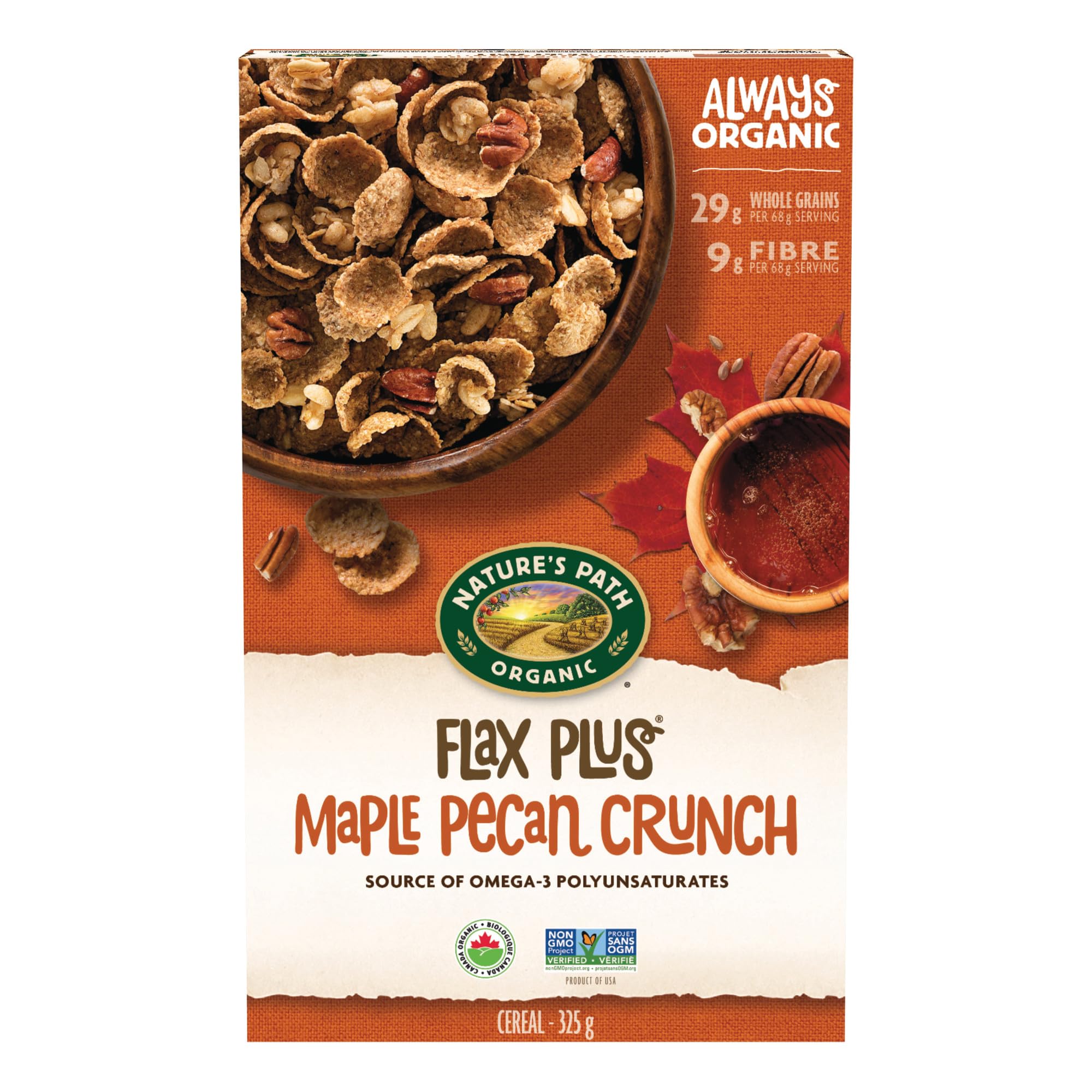 Natures Path Flax And Maple Pecan, 325 GR