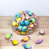 Premium Tropical Saltwater Taffy Chewy Mix Banana, Coconut, Mango, Pineapple, Tropical Punch And Passion Fruit Flavors Bulk 1 Lb Bag 60+ Pieces