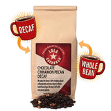 Lola Savannah Chocolate Cinnamon Pecan Whole Bean Decaf Coffee, 2lb