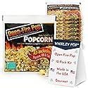 Wabash Valley Farms Open Fire Popcorn Popping Kits - All-You-Need Movie Night Kit - Includes Yellow Popcorn Kernels, Salt & Oil For Outdoor Popping