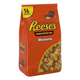 REESE'S Peanut Butter Cups Miniatures, Halloween Candy, Chocolate Candy, 56 Ounce Bulk Candy