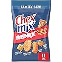 Chex Mix Remix Cheesy Pizza Snack Mix, Snack Bag, Family Size, 11 oz