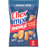 Chex Mix Remix Cheesy Pizza Snack Mix, Snack Bag, Family Size, 11 oz