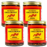 CHILE CRUNCH - Original Spicy Crunchy Condiment - All Natural Roasted Chili Peppers, Garlic & Onion Crisp Sauce - Vegan, Gluten-Free, No Preservatives