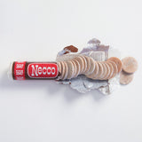 Necco Wafers, Chocolate Wafers Display Pack - Single Flavor Tray, Classic Chocolate Taste, Vintage Candy in Bulk Box - 2-Ounce Rolls (Pack of 24)