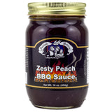 Amish Wedding Zesty Peach BBQ Sauce 16 Ounces (Pack of 2)