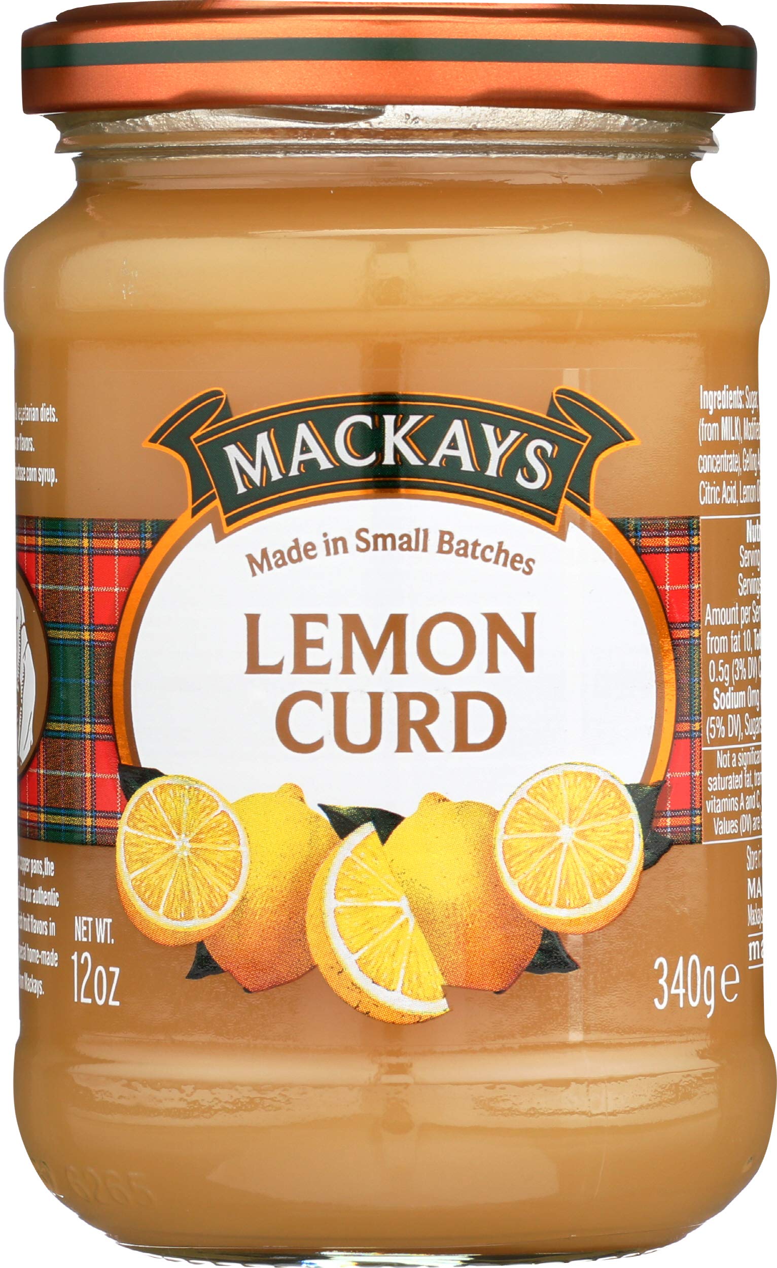 Mackays Lemon Curd, 12 Oz