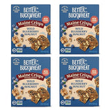 Maine Crisp Wild Blueberry Crisps - Gluten-Free Crackers With Blueberries, California Walnuts & Rosemary - Delicious Snack Crackers for Cheese Board