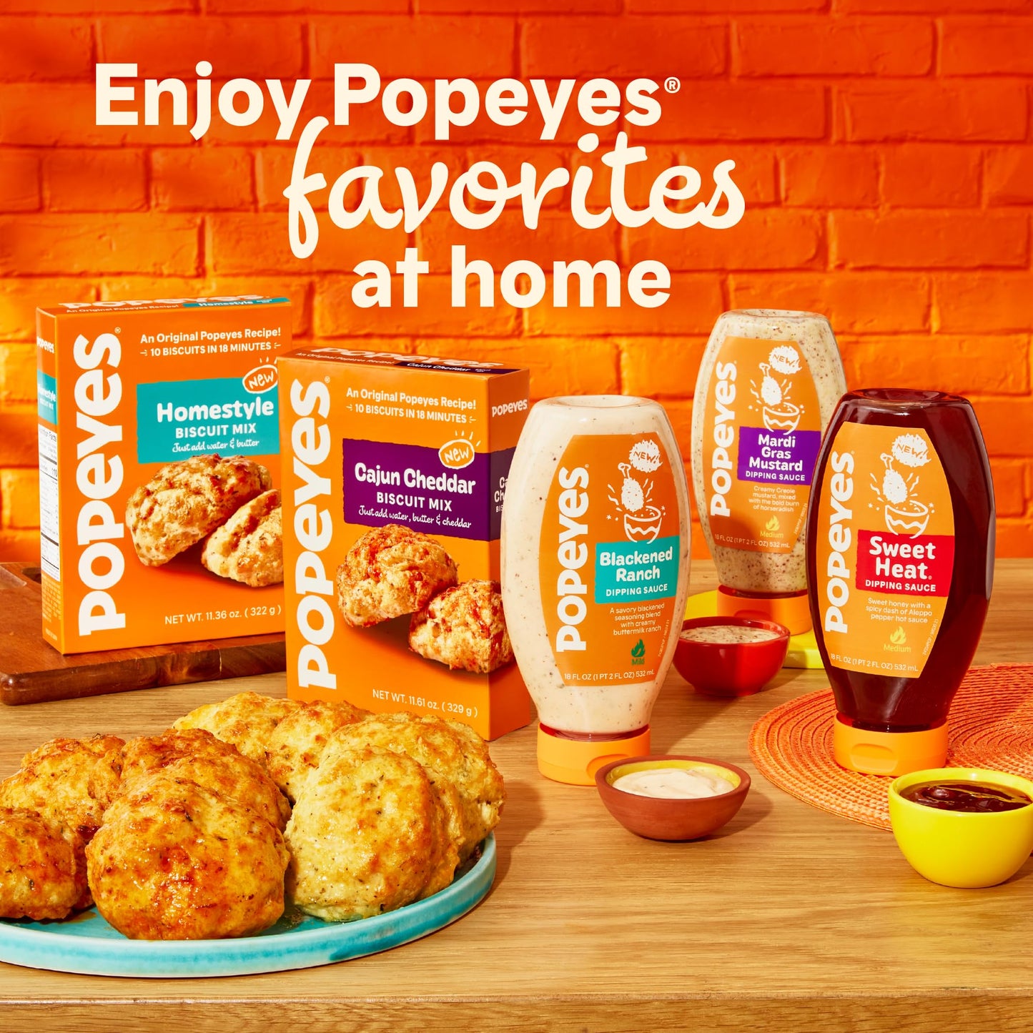 Popeyes Cajun Cheddar Biscuit Mix