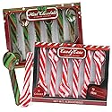 Christmas Candy Spoons, Mint Chocolate and Classic Peppermint Flavored Stirring Sticks, Hot Cocoa Bar Essentials, 24 Total Pieces (Set of 2)