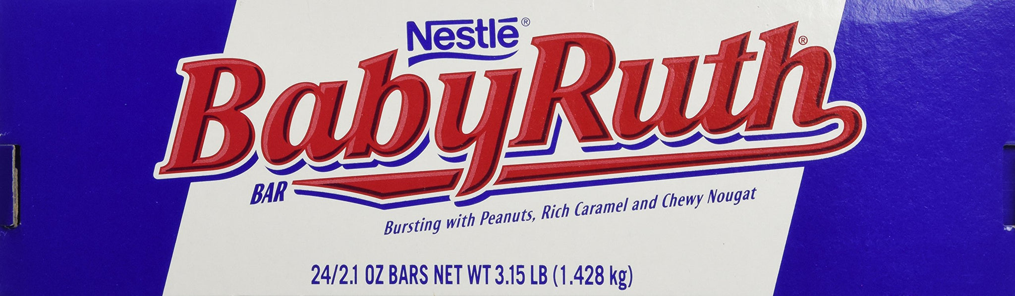 Baby Ruth Candy Bars 24ct 2.1 oz bars