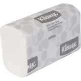 KLEENEX SCOTTFOLD Paper Towels, 8 1/10 x 12 2/5, White, 120/Pack, 25/Carton
