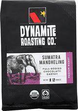 Dynamite Roasting, Coffee Sumatra Organic, 12 Ounce