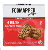 FODMAPPED FOR YOU Raspberry Maple 4 Grain Breakfast Cookies, 3.9 OZ
