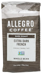 Allegro Coffee Extra Dark French Whole Bean Coffee, 12 oz