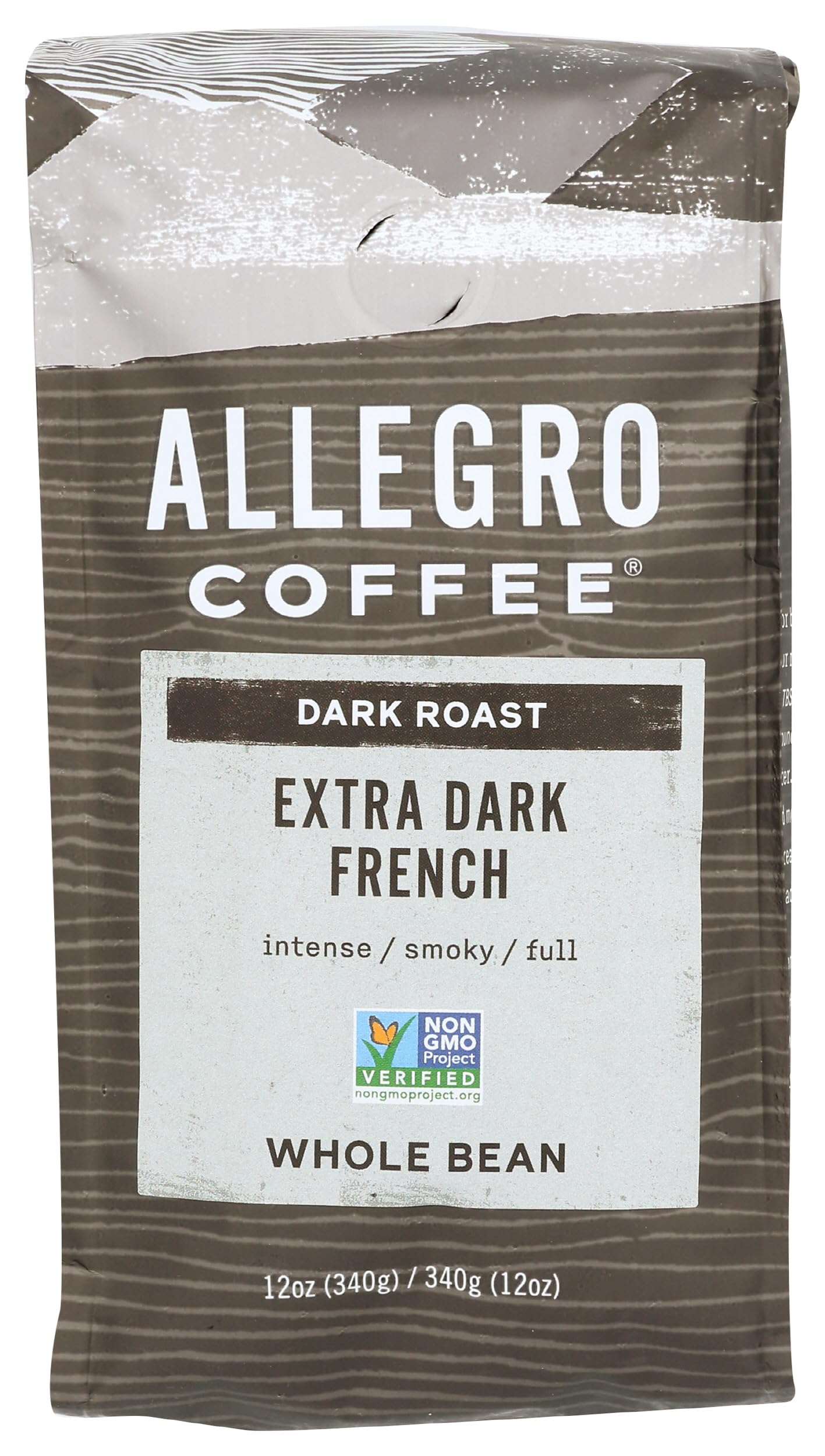 Allegro Coffee Extra Dark French Whole Bean Coffee, 12 oz