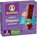 Annie's Chocolate Dipped, Chewy Chocolate Chip Granola Bars, 5 ct