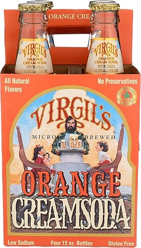 Virgils Orange Cream Soda 4 Pack, 12 FZ