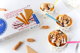 Gavottes Ice Cream Wafer Cookies 100g - Wafer Rolls & Fan Wafers | 20 French Gaufrettes | Crisp & Crunchy Wafer Thins, Made in France by Gavottes