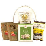 Gift Basket Village - The Ultimate Florida Beach Themed Gift Basket: Gourmet Nuts, Candies, Sweet Straws, & Chocolate Nuts, Perfect for Any Occasion