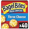 Bagel Bites Mini Pizza Bagel Frozen Snacks, 1 Box, for After-School and Late Night Snacking, Three Cheese, No High-Fructose Corn Syrup and No