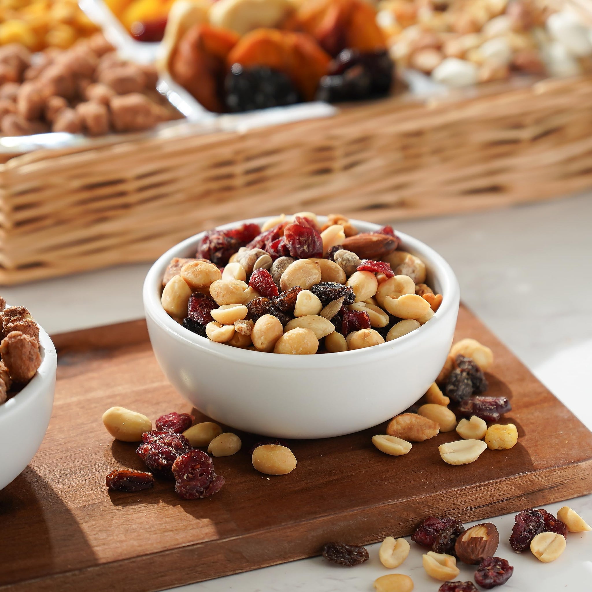 Broadway Basketeers Happy Birthday Gift Basket - Premium Dried Fruit and Nuts Gift Basket for any Celebrations - Happy Birthday Snacks for Men, Women