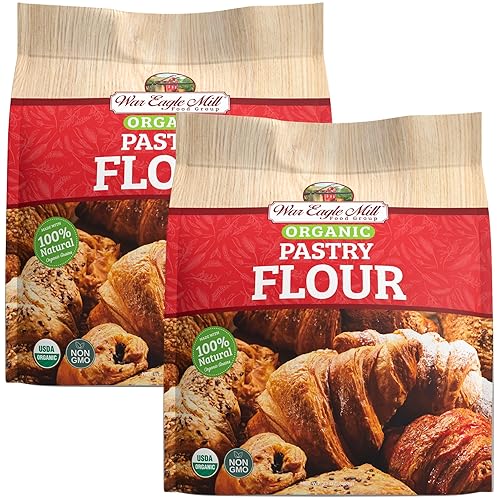 War Eagle Mill Organic Pastry Flour, 32 oz Bag (2 Pack)