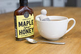 TREE HIVE Syrup - 8.5 oz Glass Bottle - Pure Maple and Raw Honey - Natural Topping for Pancakes and Waffles - Kids and Adult-Approved Taste