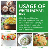 Organic Basmati Rice 10 LB Bag - Pure, Long, Premium Quality from India - by Jiva Organics