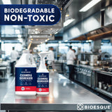 Bioesque Heavy Duty Multi-Surface Cleaner & Degreaser Concentrated Professional Formula, 32 Fl Oz (Pack of 1)