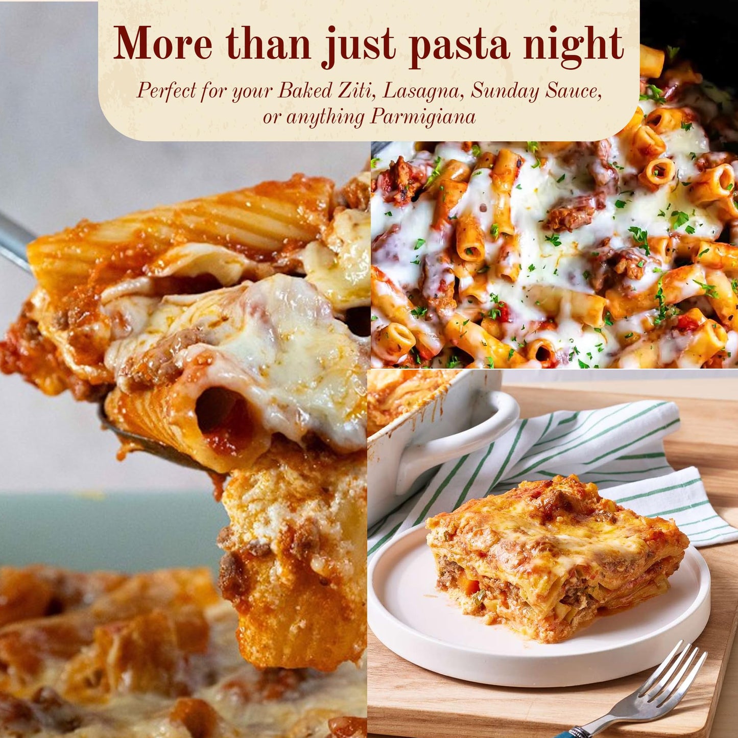 Michaels of Brooklyn Home Style Gravy, 32 oz with Spoon - Pasta Sauce Jar with Imported Italian Tomatoes, Fresh Basil & Parsley - Non-GMO, Certified