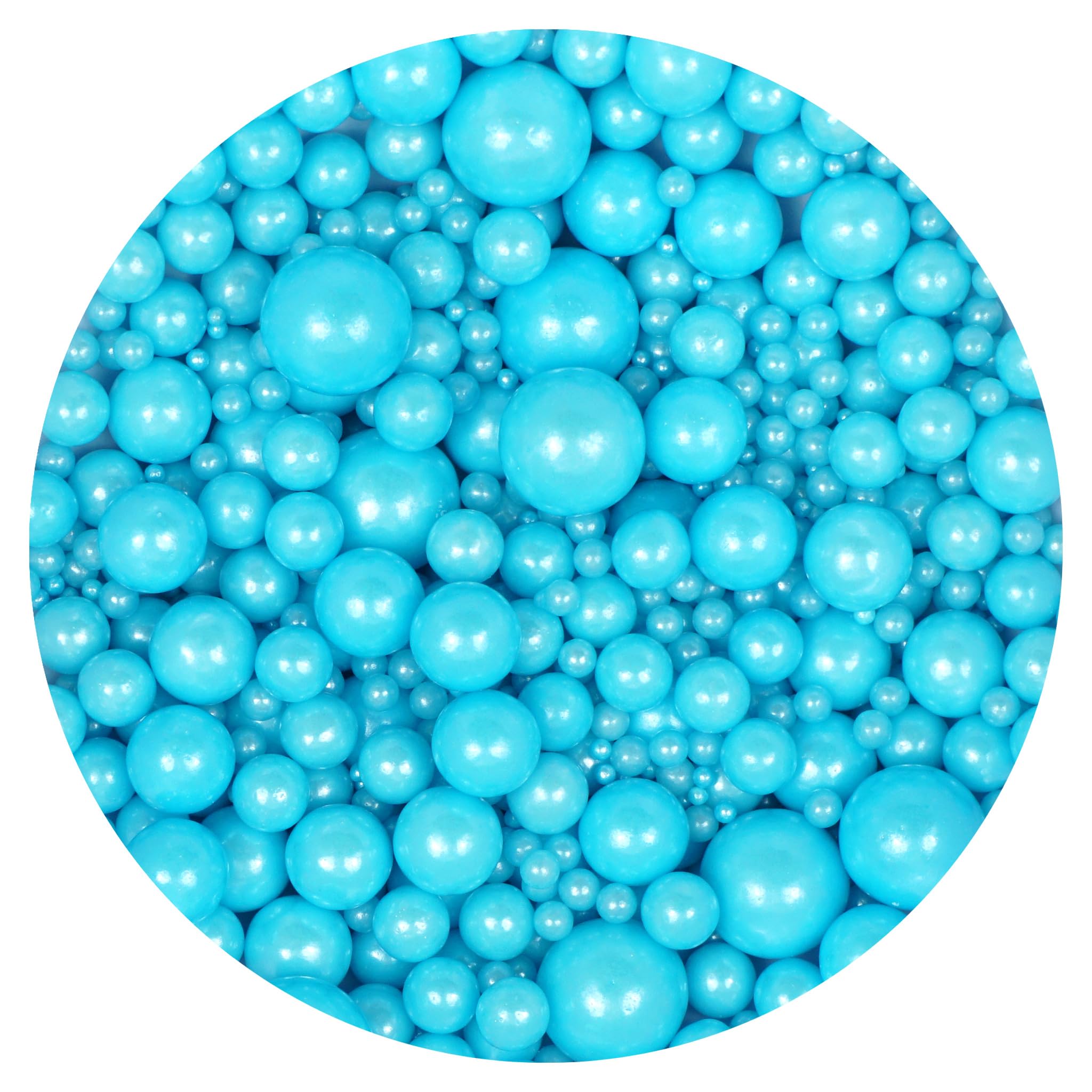 Blue Pearl Sugar Sprinkles 4.58 oz, Blue Sprinkles For Cake Decorating, Blue Sprinkles Edible, Blue Sprinkles For Cupcakes